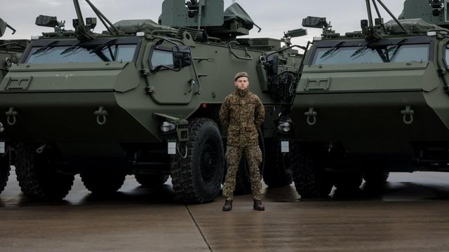 Ukraine receives 21 Patria armored personnel carriers from Latvia