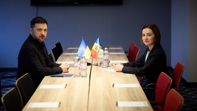 Президенти України й Молдови обговорили двосторонню співпрацю та спільний шлях до членства у Євросоюзі