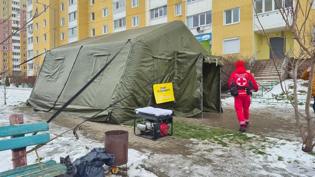 Три пункти допомоги УЧХ працюють у Вишгороді