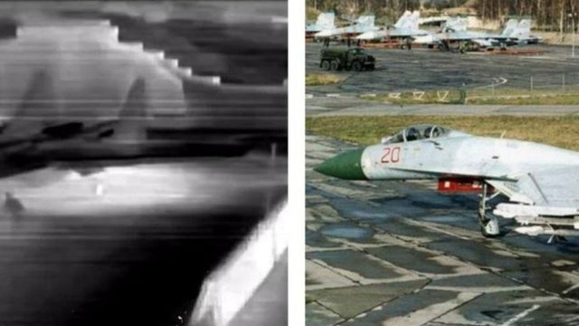 Уражено два російські літаки Су-27 на аеродромі Бельбек на ТОТ Криму – СБУ