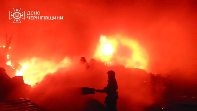 Ліквідація наслідків атаки рф на Чернігівщині