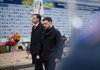 Зеленський та прем'єр Португалії вшанували в Києві пам'ять загиблих воїнів