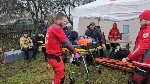 УЧХ надавав допомогу постраждалим на Житомирщині після російської атаки БпЛА