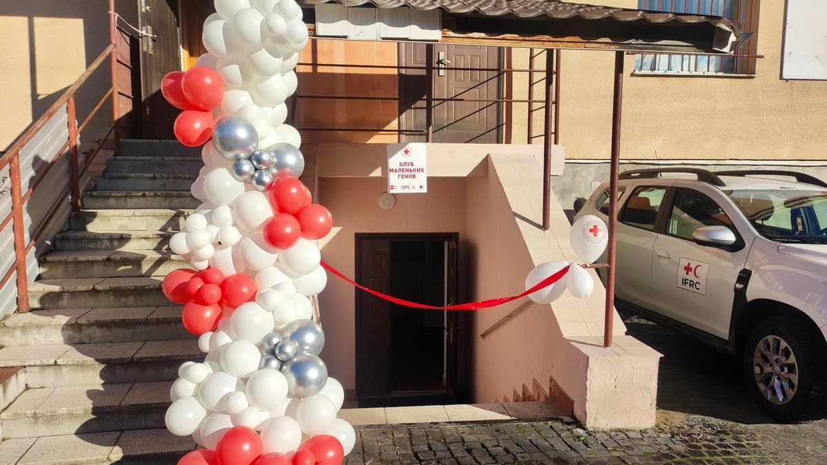 Ukrainian Red Cross opens new space for children in Lviv region