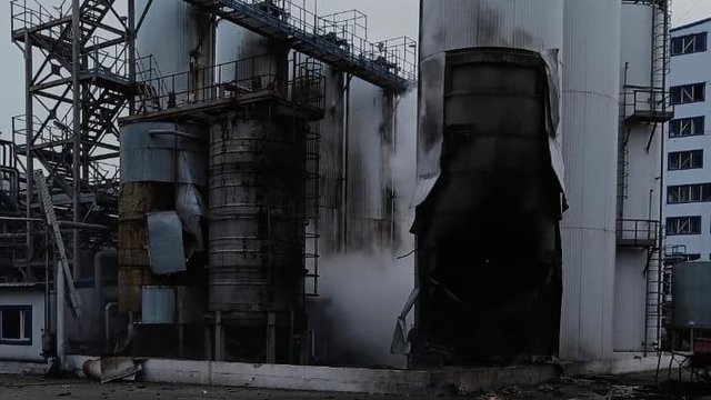 Во время обстрела Одесской области повреждены объекты в портах "Пивденный", "Черноморск" и судно с зерном под флагом Панамы