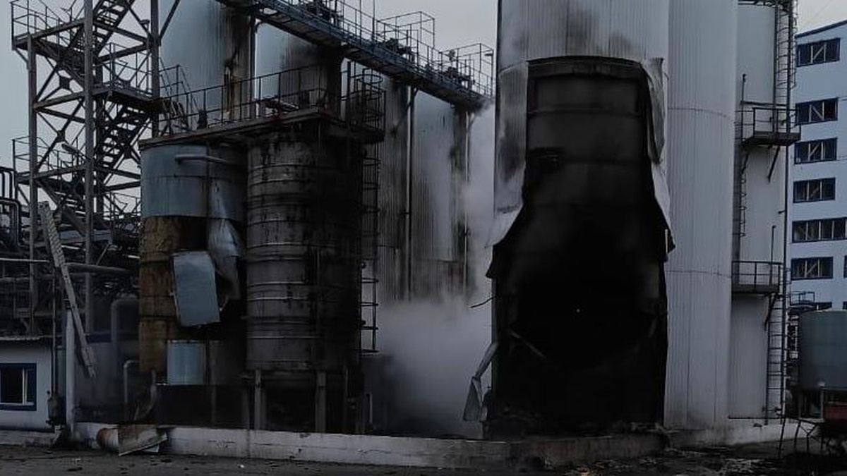 Russian drones damage Odesa ports, ship under Panamanian flag