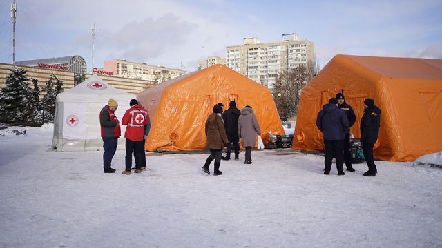 УЧХ розгорнув мобільні теплопункти у Києві