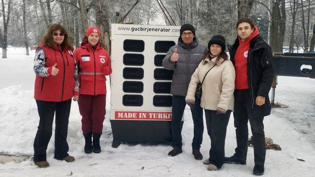 Ukrainian Red Cross provides generator to Kharkiv Aviation Institute
