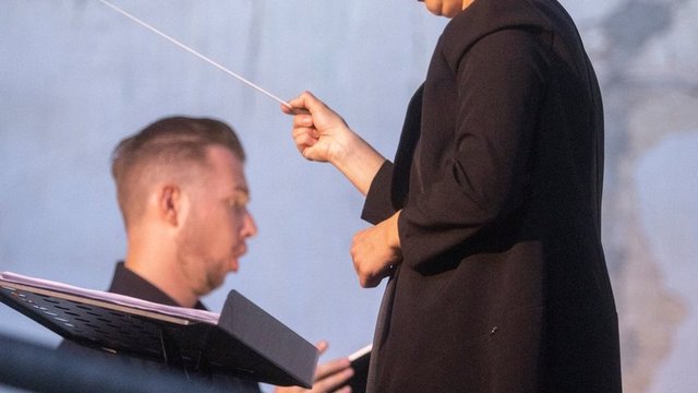 Виконання камерного циклу "Пролегомени до опери: Пісні для Києво-Могилянської академії ". Конгрегаційна зала Староакадемічного корпусу Києво-Могилянської академії, Київ, 20.08.2025