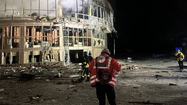 УКК помог жителям Запорожья после ударов российских БПЛА