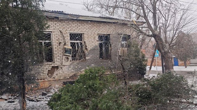 Підрозділ ДСНС на Дніпропетровщині пошкоджено внаслідок ворожого обстрілу