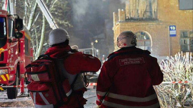 УЧХ працював у Києві на трьох локаціях, постраждалих від повітряної атаки РФ