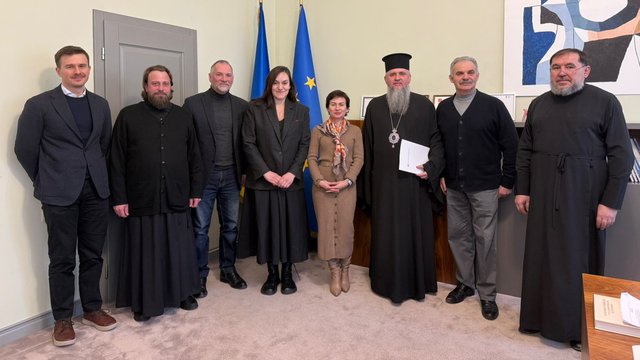 Бережная обсудила с Епифанием функционирование Киево-Печерской лавры как духовного и культурного центра Украины