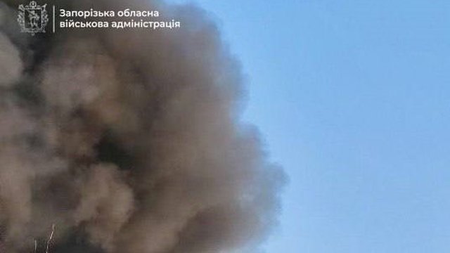 Оккупанты атаковали Запорожье, в городе пожар — ОВА