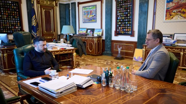 Zelenskyy meets ex FM Kuleba, agrees to determine areas of further cooperation