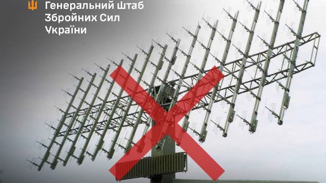 Генштаб повідомляє про ураження РЛС та пунктів управління БпЛА противника на ТОТ України