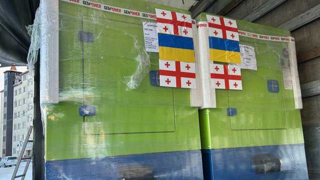 Грузія передала 9 промислових генераторів для Сумської області - МЗС