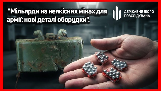 Пресконференція на тему "Мільярди на неякісних мінах для армії: ДБР презентує нові деталі масштабної оборудки"