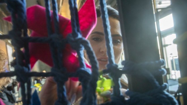 Ольга Левкун на відкритті виставки “Херсон: не/вкрадене. Штудії та омажі”. Національний музей історії України у Другій світовій війні, Київ, 21.02.2026