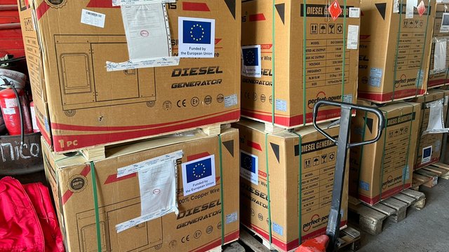 Kyiv region receives generators from Red Cross for boarding schools and social service centers