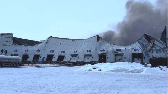 Российский удар уничтожил склад готовой продукции Рошен в Яготине