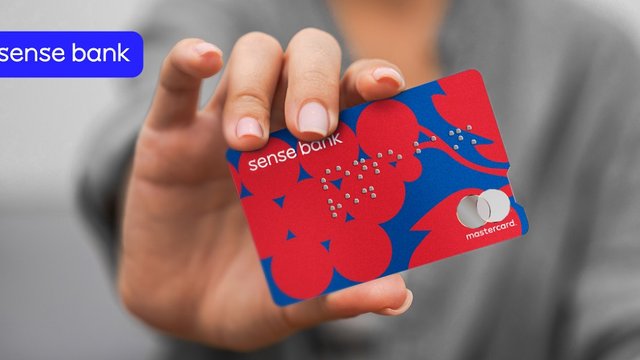 Sense Bank і Mastercard представили інклюзивну картку RED 2.0