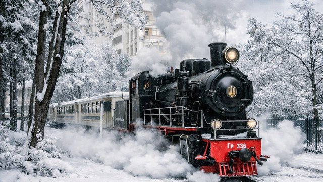 Киевская детская железная дорога впервые перешла на круглогодичный режим работы, зимой на выходных будет по 6 рейсов