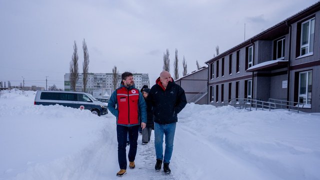 У Сумах відкрили модульне містечко для ВПО