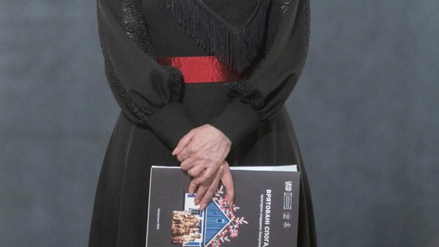 Наталія Сентемон, заступник директора Національного центру народної культури «Музей Івана Гончара». Київ, 24.02.2026