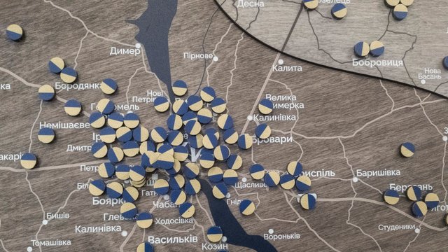 Відкриття інтерактивного проекту "Мапа Мрій: Україна". Станція метро "Золоті ворота", Київ, 19.02.2026