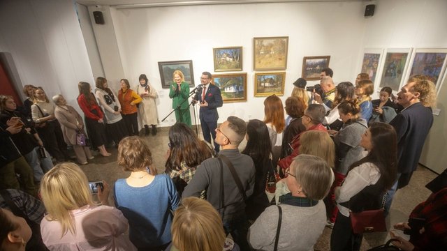 Відкриття великої персональної виставки Івана Марчука "Я сколихнув цей світ". Музейно-виставковий центр "Музей історії міста Києва", Київ, 12.03.2026