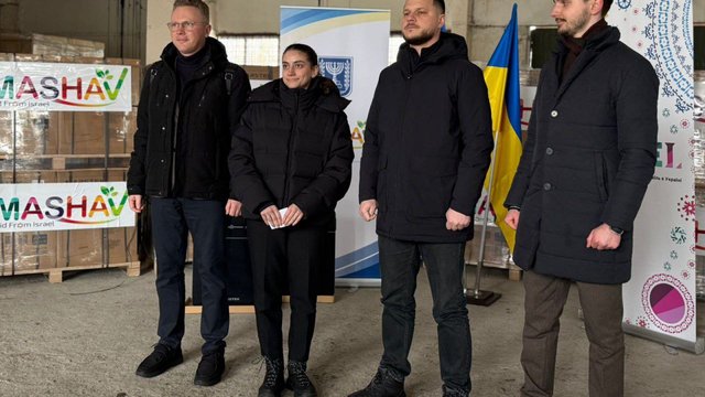 Посольство Ізраїлю передало Київській обладміністрації понад 100 систем резервного живлення