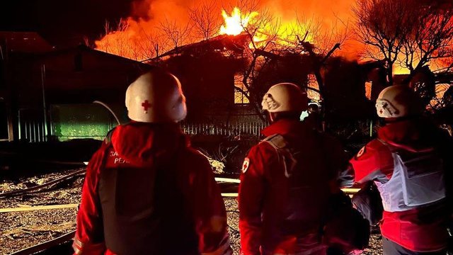 УКК помогал пострадавшим после атак БПЛА в Запорожье