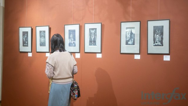 Відкриття виставки Анатолія Марчука "Земне у сув'язі з небесним". Національний музей Тараса Шевченка, Київ, 09.03.2026