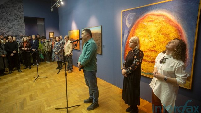 Відкриття виставки «Анатолій Лимарєв. Сонцесхід». Національний художній музей України, Київ, 10.03.2026