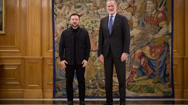 Зеленський мав аудієнцію у Короля Іспанії Феліпе VI