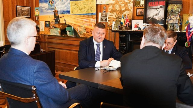 Залужний і національний директор з озброєнь Міноборони Швеції обговорили координацію зусиль партнерів