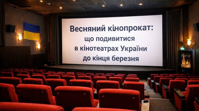 Весняний кінопрокат: що подивитися в кінотеатрах України до кінця березня