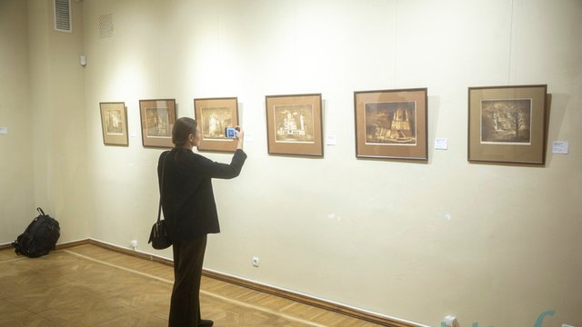 Відкриття виставки Анатолія Марчука "Земне у сув'язі з небесним". Національний музей Тараса Шевченка, Київ, 09.03.2026