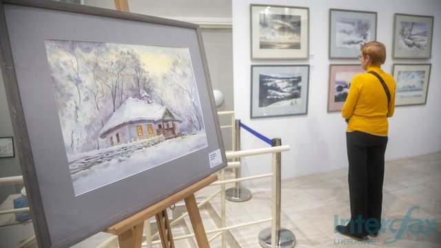 Відкриття виставки Анатолія Марчука "Земне у сув'язі з небесним". Національний музей Тараса Шевченка, Київ, 09.03.2026