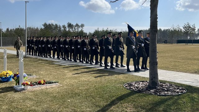 На НВМК за участі Буданова відбулася церемонія почесного поховання невпізнаних тіл