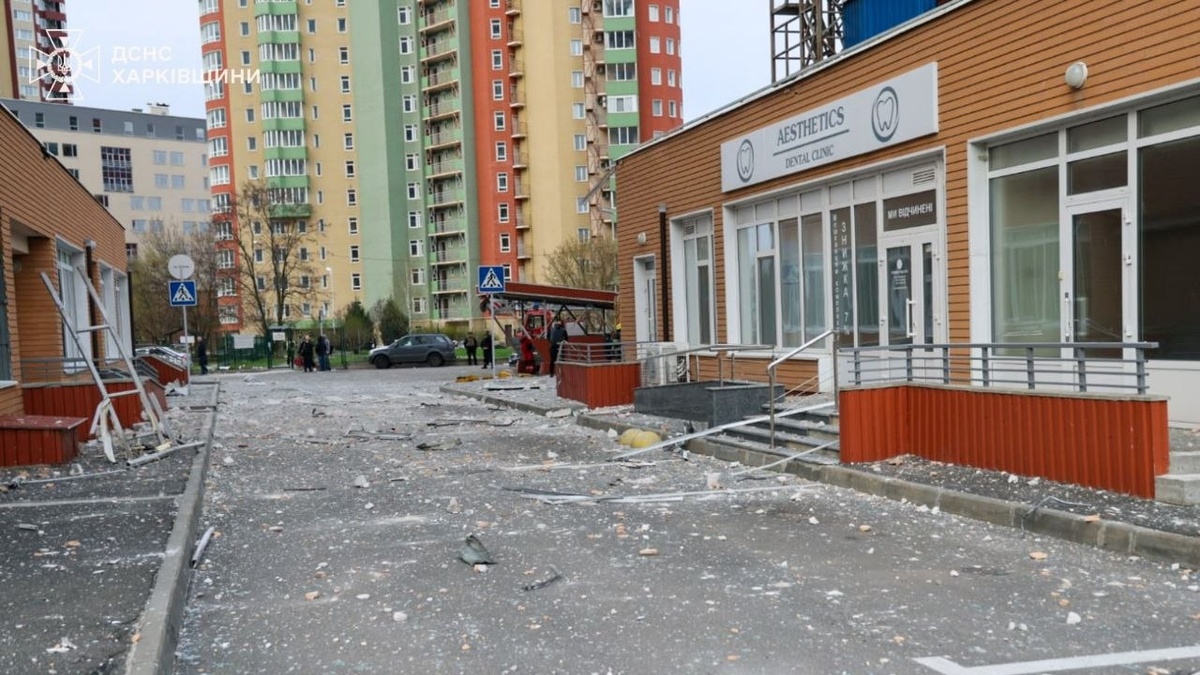 У Харкові внаслідок удару БпЛА по багатоповерхівці постраждала жінка – ДСНС