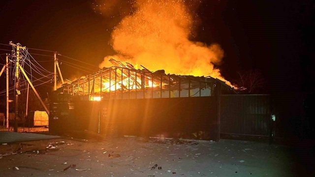 Nova Poshta branch in Zaporizhia region destroyed in overnight attack