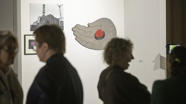 Відкриття виставкового проєкту "Чорнобиль. Обʼєкт укриття". Національний центр "Український Дім", Київ, 23.04.2026