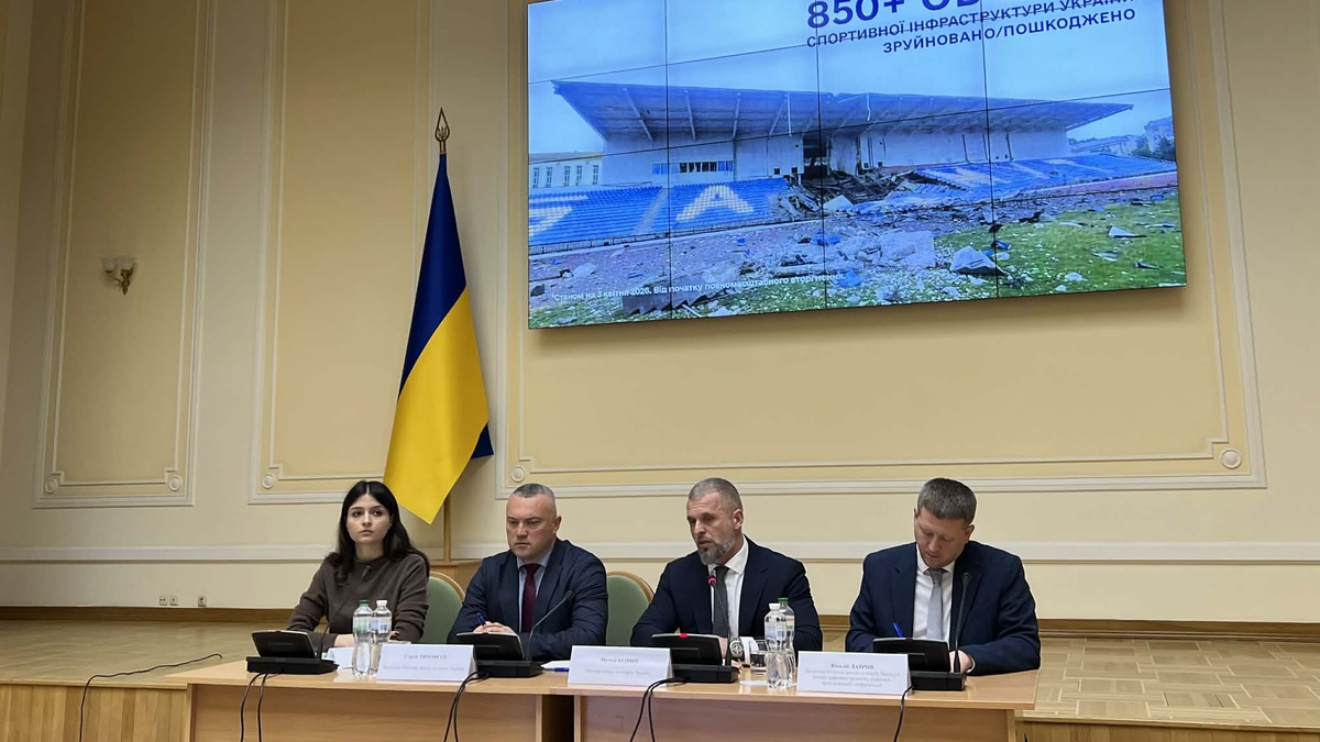 Bidny says Russia damages over 850 sports facilities