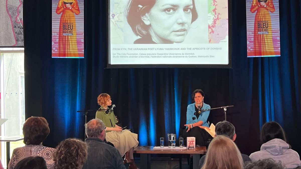 Українська поетеса Якимчук взяла участь у літературному фестивалі в Монреалі