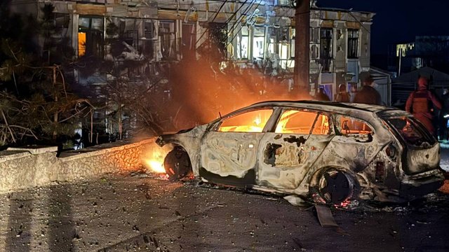 Ten people reported injured in massive overnight drone attack on Odesa in updated figures