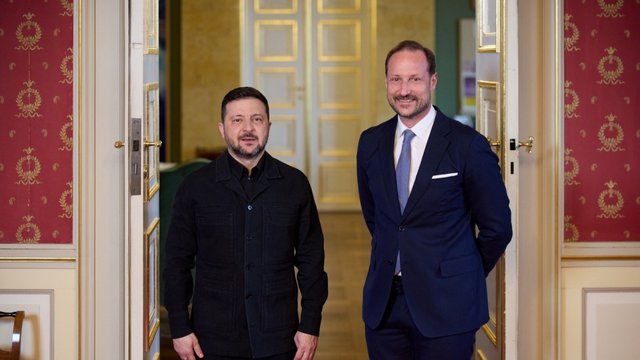 Зеленський обговорив з кронпринцом Норвегії стратегічне партнерство у сфері оборони
