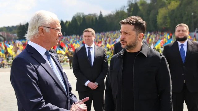 Король Швеції прибув до України