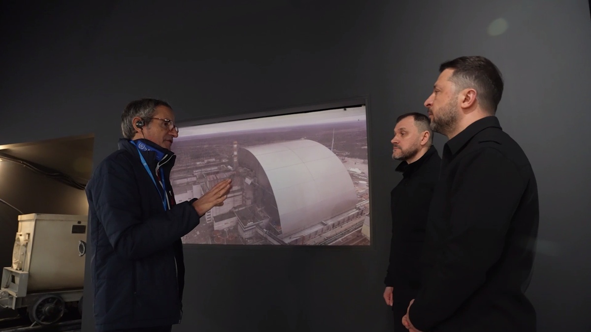 Зеленський зустрівся з Гроссі, разом взяли участь у відкритті нової експозиції в музеї "Чорнобиль"